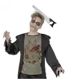 Kafaya Saplanmış Halloween Kanlı Testere Şaka Tacı