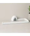 Kağıt Havlu Askısı Yapışkanlı Duvara Monte Beyaz Plastik