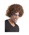 Kahve Renk Kıvırcık Afro Bonus Peruk