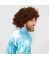 Kahve Renk Kıvırcık Afro Bonus Peruk