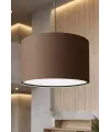Kahverengi Kumaş Başlıklı Sarkıt Avize 35 CM