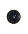 Kahverengi Mermer Desenli 36 Cm Duvar Saati