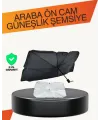 Kalın Kumaşlı Ön Cam Güneşliği – Solmaz, Deforme Olmaz, Uzun Ömürlü