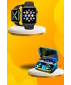 Kaliteli Akıllı Saat Ve Kaliteli Bluetooth Kulaklık Anc Özelliği Uzun Pil Ömrü
