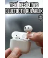 Kaliteli Ucuz İOS ve Android Uyumlu TWS Bluetooth Kulaklık ANC Özelliği