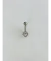 Kalp Detaylı Göbek Piercing - Pg0145