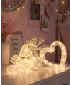 Kalp Figürlü Led Neon Dekor Işığı Romantik Ortam Aydınlatması