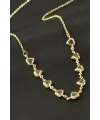 Kalp Kristal Taşlı Kolye