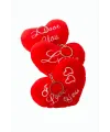 Kalp Peluş Anahtarlık 9 cm