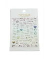 Kalp Yazılı Tattoo Dövme Sticker