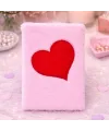 Kalpli Pembe Peluş Defter