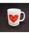 Kalpli Seni Seviyorum Baskılı Kupa Bardak