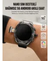 Kameralı 5g Android Akıllı Saat Amoled Ekran Wi-fi Gps Sım Kart Destekli