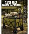 Kamp, Piknik, Plaj Ve Alışveriş İçin Çok Amaçlı Katlanabilir Wagon