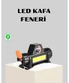 Kamp Ve Doğa İçin Şarjlı Led Baş Feneri – Mıknatıslı, Su Geçirmez