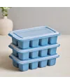 Kapaklı Plastik 3lü Mini Küp Buzluk