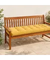 Kapitone Bank Minderi · 100 × 45 × 4 cm · Hardal