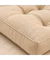 Kapitone Bank Minderi · 100 × 45 × 4 cm · Krem