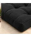 Kapitone Bank Minderi · 100 × 45 × 4 cm · Siyah