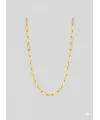   Kaplama Zincir Pirinç   Cm Kolye Zincir 60 Cm - Kl0247