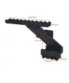 Kapsamı Ray Montajı 22mm Picatinny Üst Alt Ray