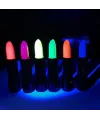 Karanlıkta Parlayan Yanan UV Neon Ruj Yüz Boyama 6 Adet 6 Renk
