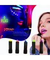 Karanlıkta Parlayan Yanan UV Neon Ruj Yüz Boyama 6 Adet 6 Renk
