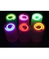 Karanlıkta Yanan Gece Işığı Mega Glow Bardaklar 8 Adet 8.5 X 10.5 Cm