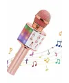 Karaoke Mikrofon Bluetooth Bağlantılı Aux Girişli Uzun Pil Ömrü Yüksek Ses Kaliteli