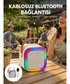 Karaoke Mikrofon Hoparlör Seti 6 Saat Kullanım Süresi Yeni Nesil