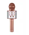 Karaoke Mikrofonlu Hoparlör - Şarjlı -bluetooth Rose Gold