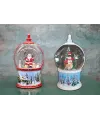 Kardan Adam Ve Noel Babalı Işıklı Müzikli Kar Küresi
