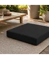 Kare Blok Minder · 50 × 50 × 7 cm · Siyah