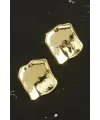 Kare Yeni Sezon Metal Küpe