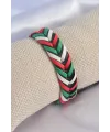 ietaks™ Karışık Renk İpli Deri Erkek Bileklik