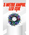 Karışık Renk Pilli Led Işık Çok Fonksiyonlu Enerji Tasarruflu 5 Metre