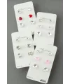 Karışık Taşlı Küpe 6 Adet
