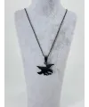 Kartal Figürü Çelik Erkek Kolye - Ekl0092