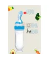 Kaşıklı Mama Silikon Biberon ERKEK Bebek Besleyici 719715