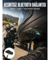 Kask Kulaklık Bluetooth Motosiklet Kulaklık Intercom Su Geçirmez