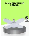 Katlanabilir 4 Kollu Led Ampül 60 Watt 6000 Lumen Beyaz Işık