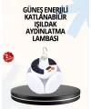 Katlanabilir 5 Kanatlı Solar Led Bahçe Ve Kamp Lambası