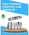 Katlanabilir Alüminyum Araç Güneşliği – Uv Koruma Ve Klima Tasarrufu Bir Arada