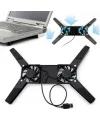 Katlanabilir Laptop Soğutucu 2 Fanlı