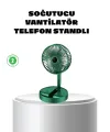 Katlanabilir Mini Fan – 3 Kademeli Soğutma, Şarjlı
