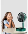 Katlanabilir Mini Fan – 3 Kademeli Soğutma, Şarjlı