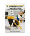 Katlanabilir Silikon Huni - Mutfak ve Araç İçin Yer Kaplamayan Pratik Akıllı Çözüm 723159