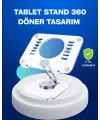 Katlanabilir Tablet Standı Ayarlanabilir Kaymaz Şeffaf Tasarım