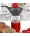Kavanoz Hunisi - Konserve Reçel Hunisi Geniş Ağızlı - Saplı