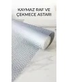 Kaydırmaz Pvc Raf Örtüsü 45x300 Cm Şeffaf Dolap İçi Koruyucu Kaplama